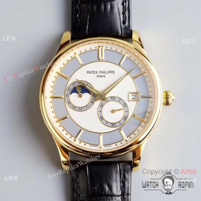 Best Replica Patek Philippe Moon Phase Gold Watch - Swiss Grade 1